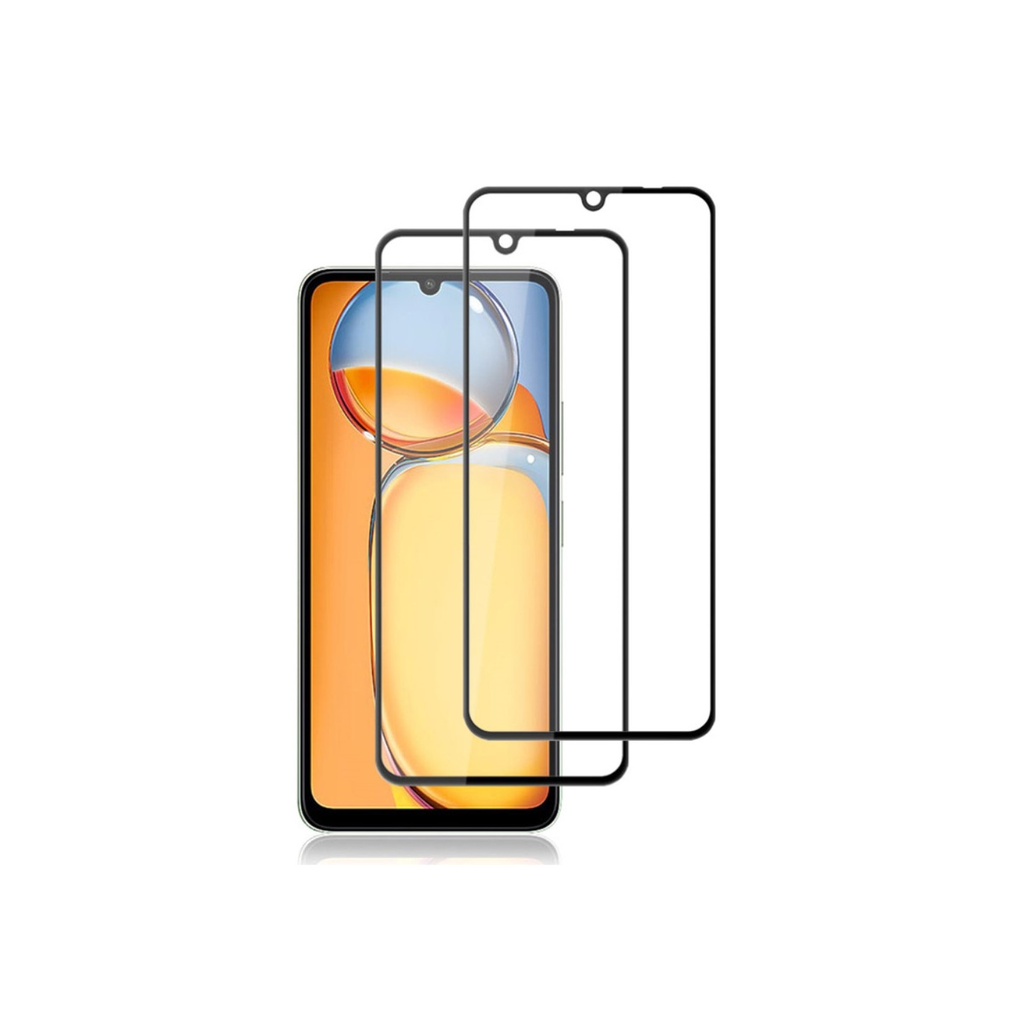 AMORUS 2Pcs For Xiaomi Redmi 13C Tempered Glass