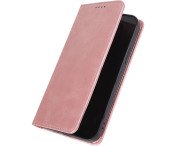 Plånboksställ Telefon Fodral Skal för iPhone 15 - Rose Gold