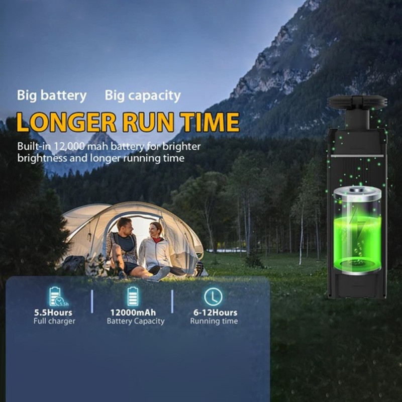 Tripod Telescopic lamp Rechargeable outdoor camping tent