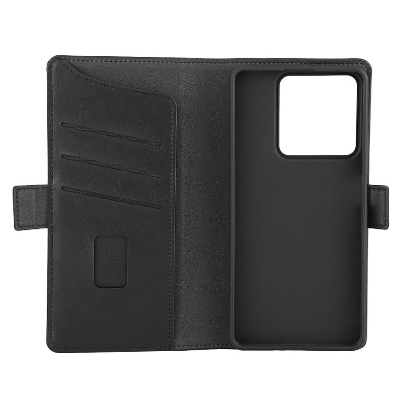 GEAR Wallet cover, sort til Xiaomi Redmi Note 13 Pro 5G