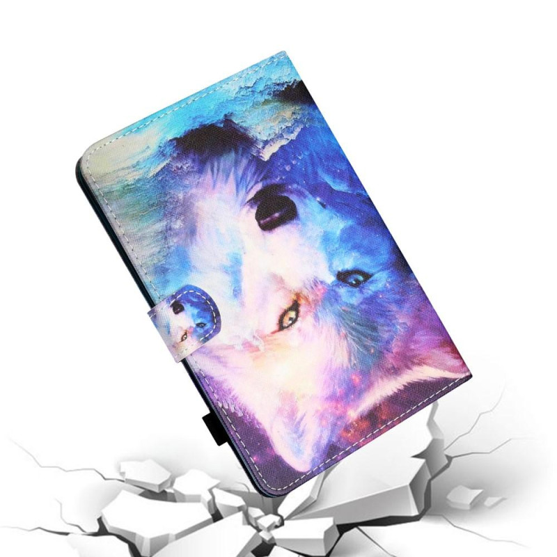 For iPad 10.2 (2021)/(2020)/(2019) Tablet Cover Stand Case - Wolf