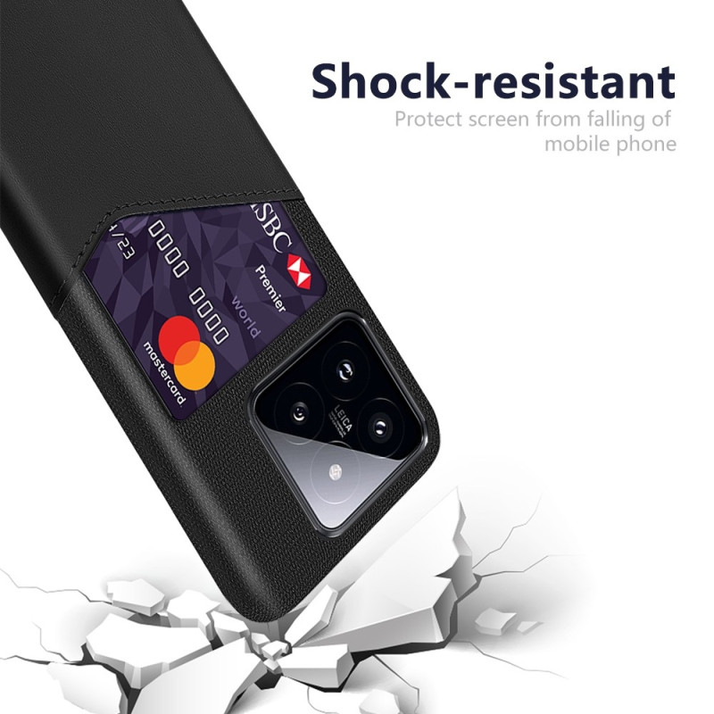 For Xiaomi 14 KSQ Case Phone Cover with Card Slot