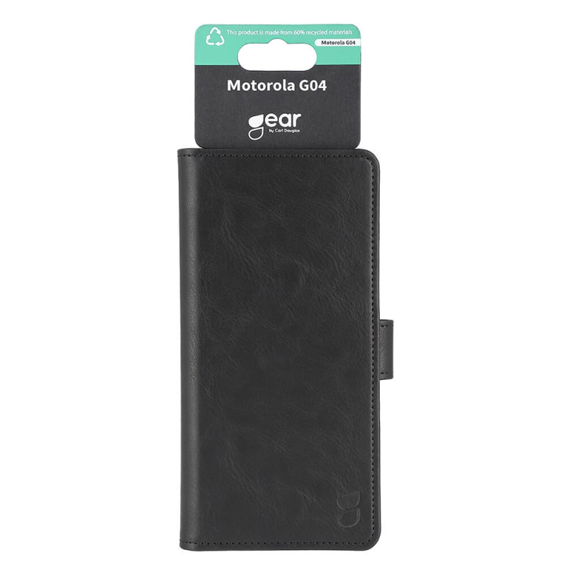 GEAR Wallet Black Motorola Moto G04