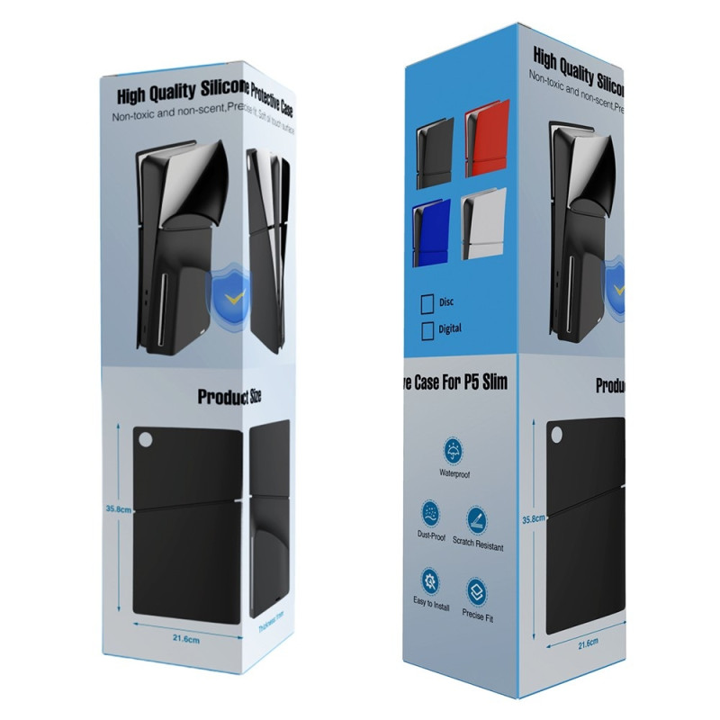 For Sony PS5 Slim Anti - Scratch Console Protective Case Disc Edition