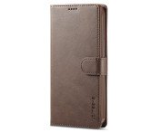 LC.IMEEKE Wallet Case till iPhone 15 Pro Max - Coffee