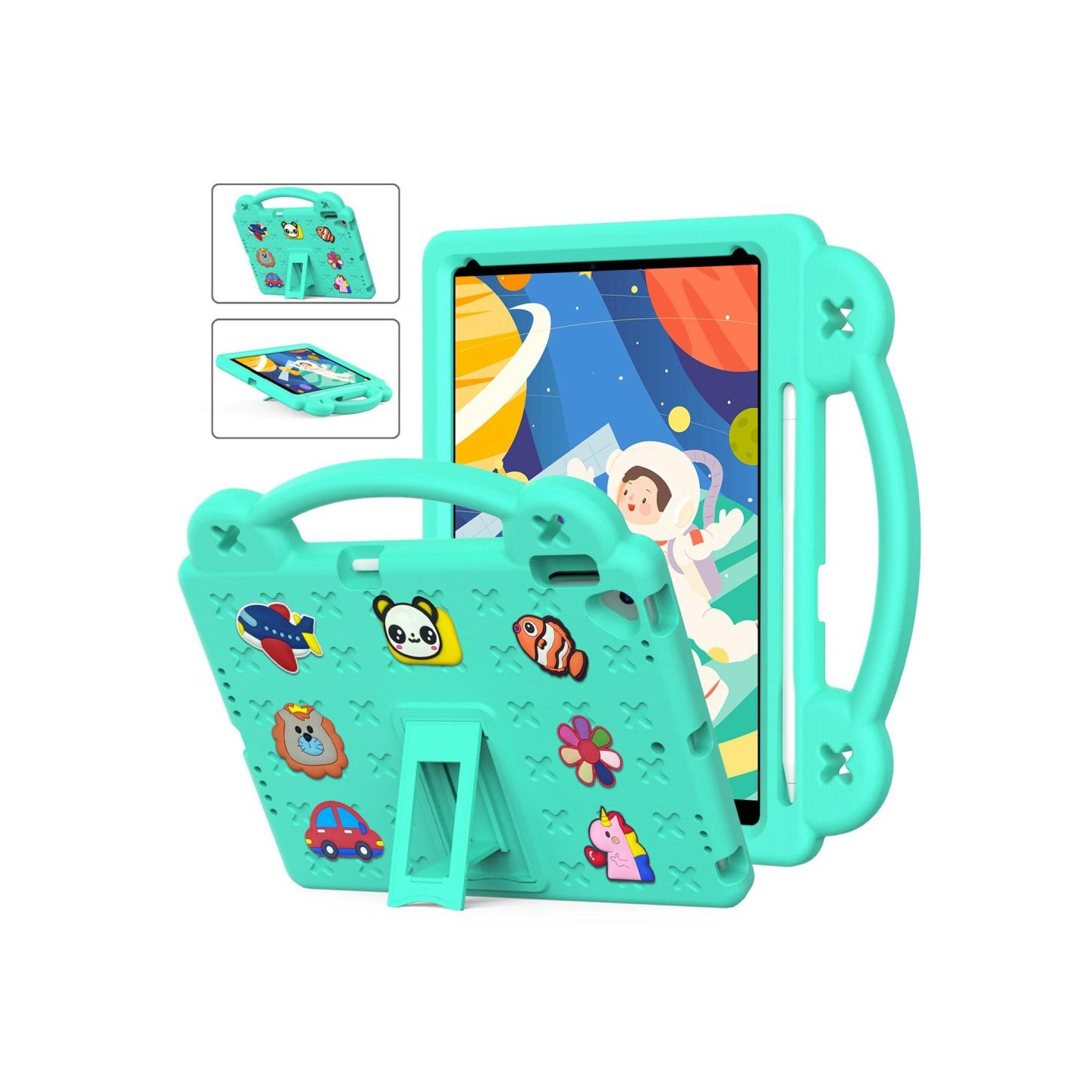 Apple iPad 10.2 2021 2020 2019 EVA Foam Stativdeksel - Grønn