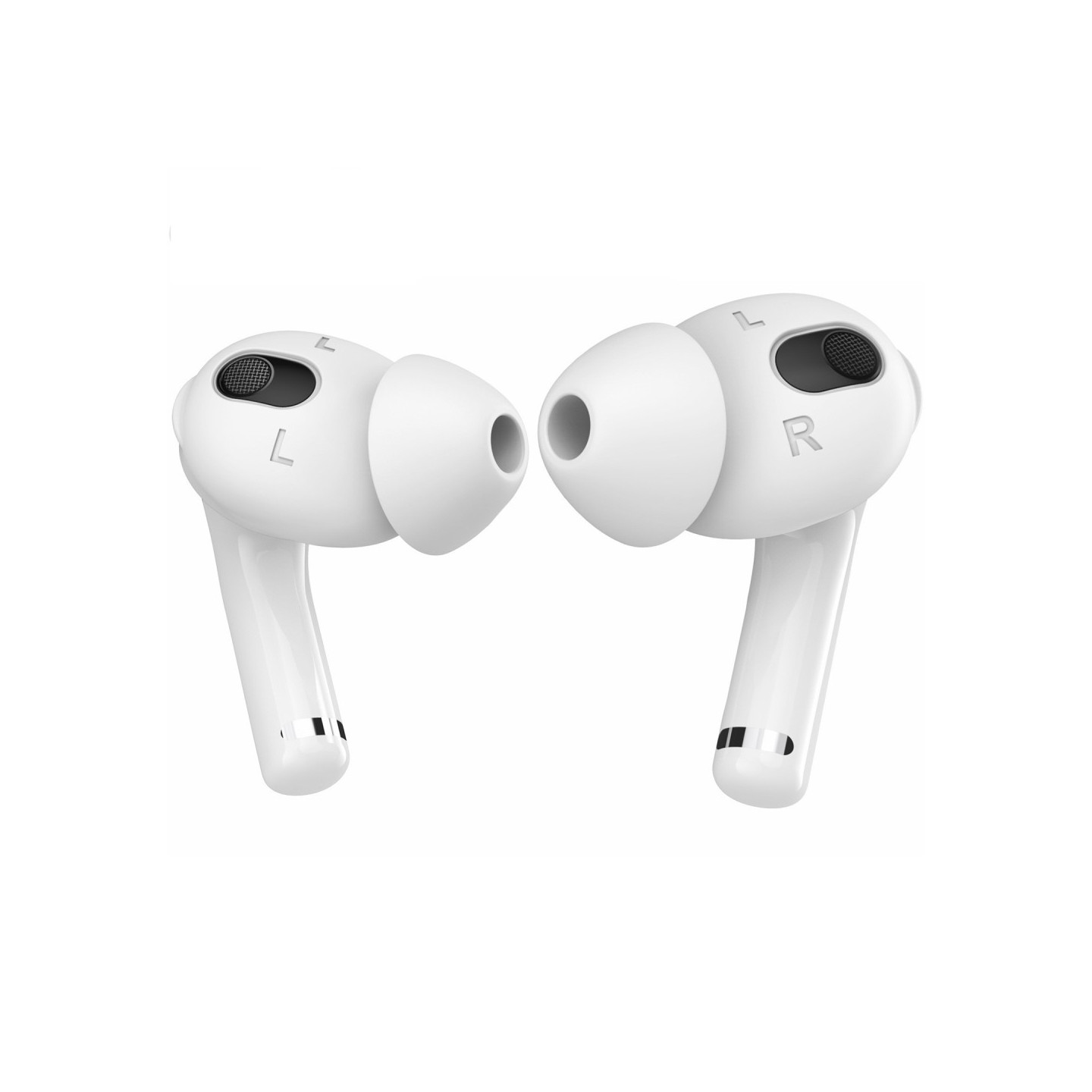 AirPods 3:lle melua vaimentavalle korvakärjelle silikonisuojus S