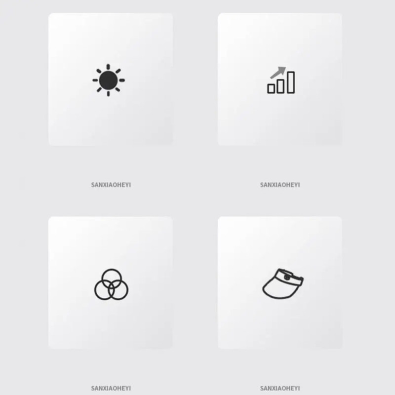 Sommer solbeskyttelseshat Sun Cap Fan baseball cap - Hvid