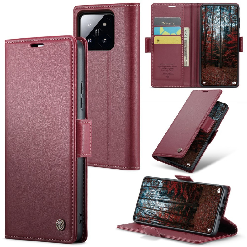 CASEME Retro Wallet Case for Xiaomi 14