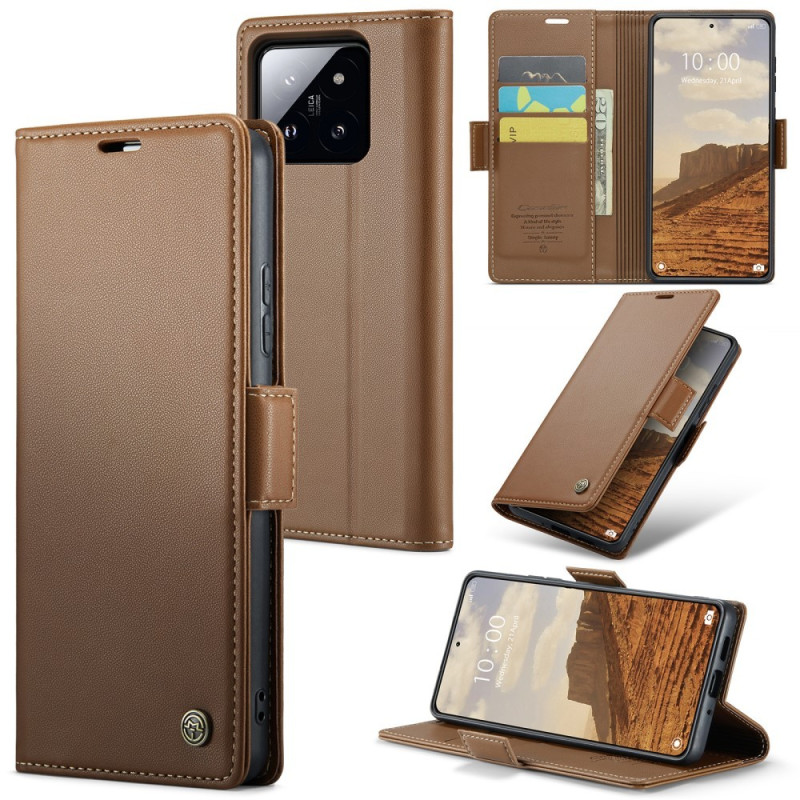 CASEME Retro Wallet Case for Xiaomi 14