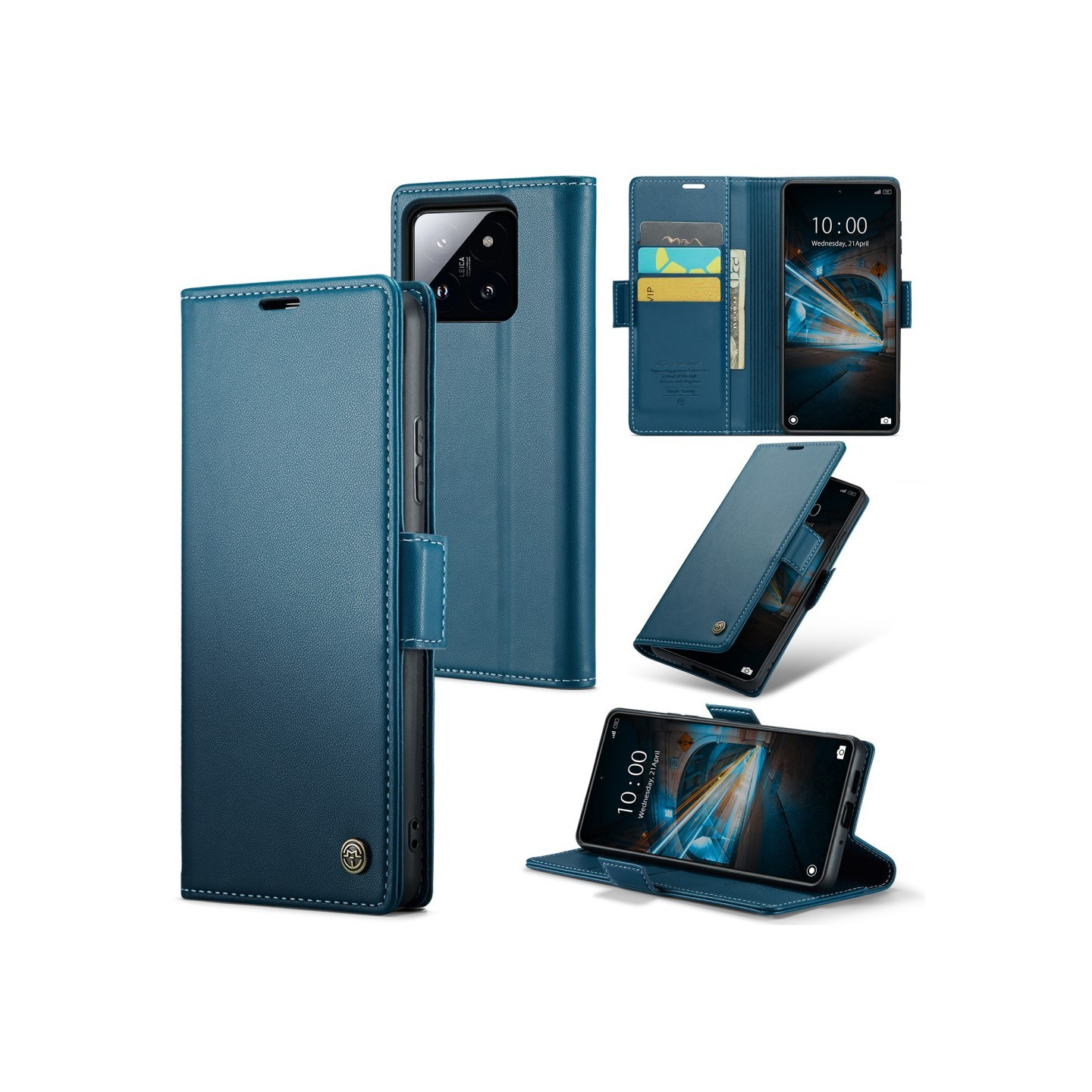 CASEME Retro Lompakkokotelo Xiaomi 14