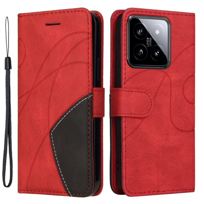 Til Xiaomi 14 KT - serie - 1 dobbeltfarve tegnebog