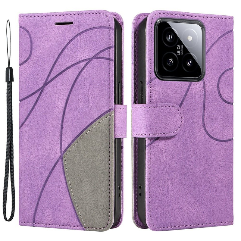 Til Xiaomi 14 KT - serie - 1 dobbeltfarve tegnebog