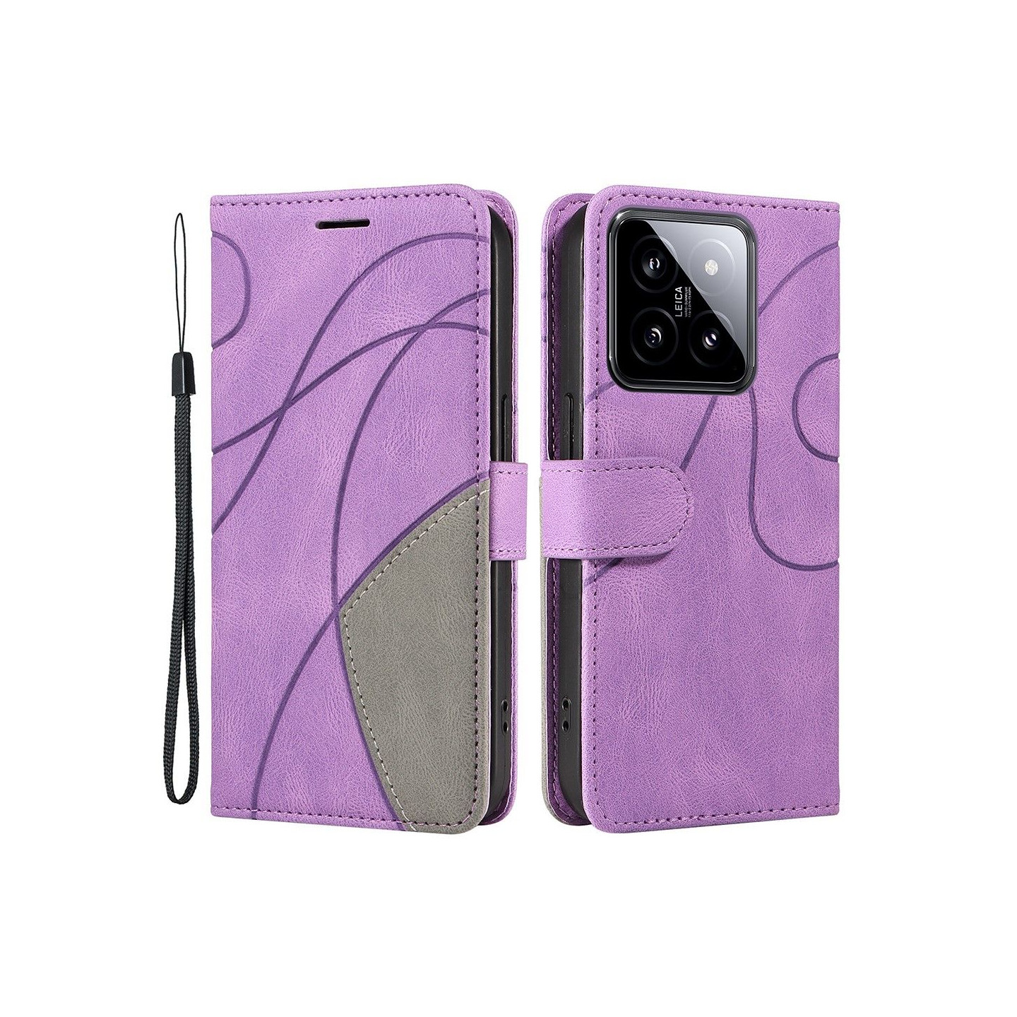 Til Xiaomi 14 KT - serie - 1 dobbeltfarve tegnebog