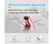 X5 Home Security WiFi-kamera Body Recognition Camera Night Vision