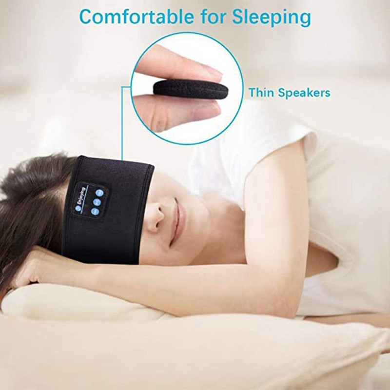 Bluetooth Sports Headband Sleep Headphones Music Eye Mask