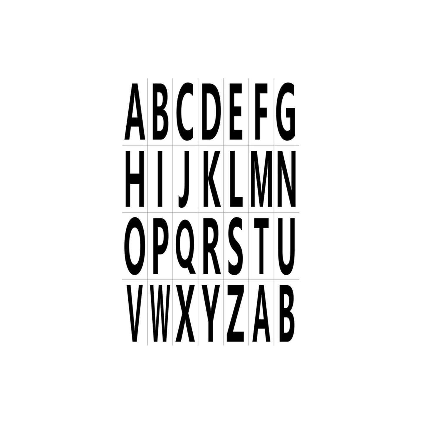 2 ark 7,6* 3 cm numeriske etikettklistremerker Figurer