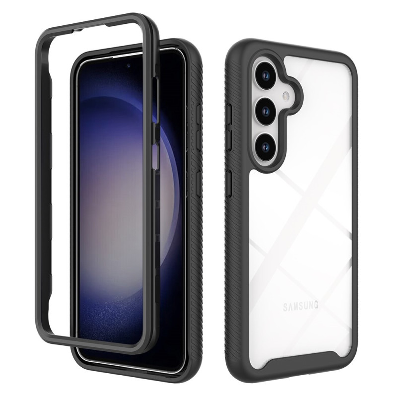 Til Samsung Galaxy S24 Case PC+TPU Støddæmpende Mobiltelefon Bagside