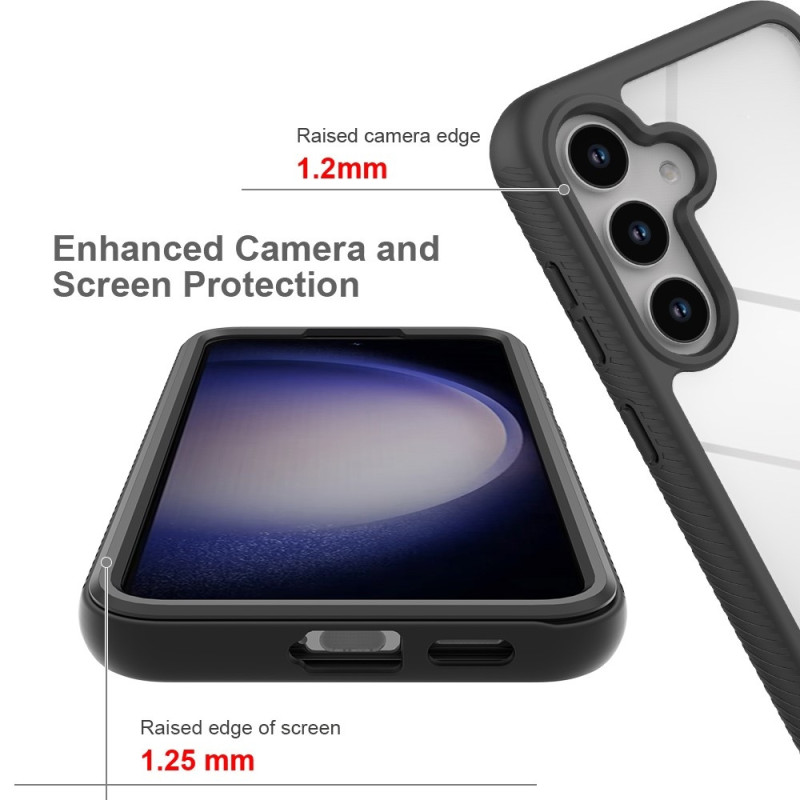 Til Samsung Galaxy S24 Case PC+TPU Støddæmpende Mobiltelefon Bagside