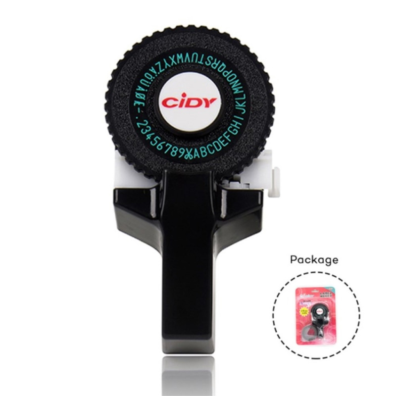 etikettmaskin med 2 stk 9 mm for Motex 3D - skriveretikett