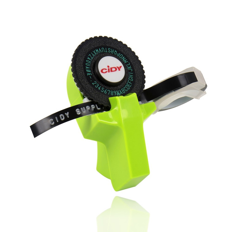 labelmaskine med 2 stk 9 mm til Motex 3D printer label