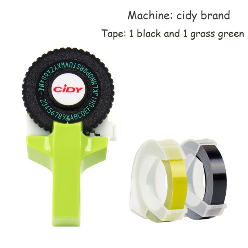 label machine with 2 pcs 9 mm for Motex 3D printer label