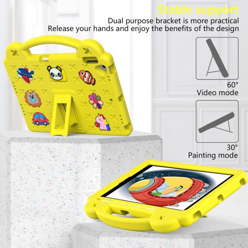 Apple iPad 10.2 2021 2020 2019 EVA Foam Stativdeksel - Gul