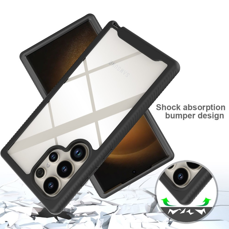 For Samsung Galaxy S24 Ultra Case PC+TPU Shock Absorbing Mobile Phone Back Shell