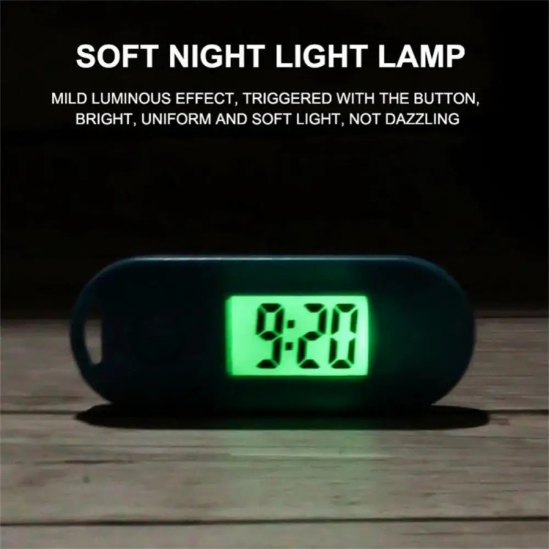 Student Luminous Keychain Hanging Clock Digital Electronic