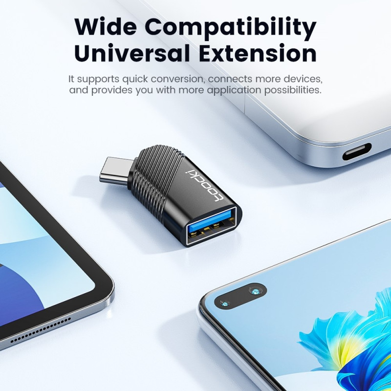 TOOCKI USB - C Han USB 3.0 Hun Converter 5Gbps dataadapter