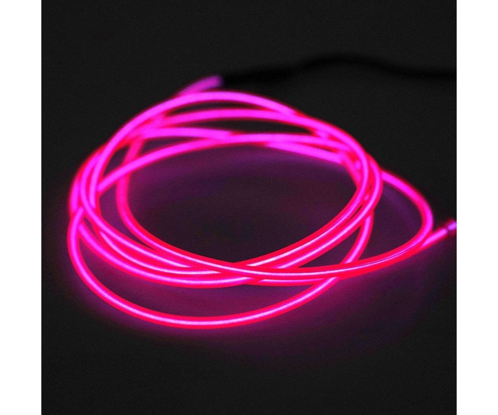 131 cm Skoter Scooter Ljus Batteridriven flexibel lampa - Rosa