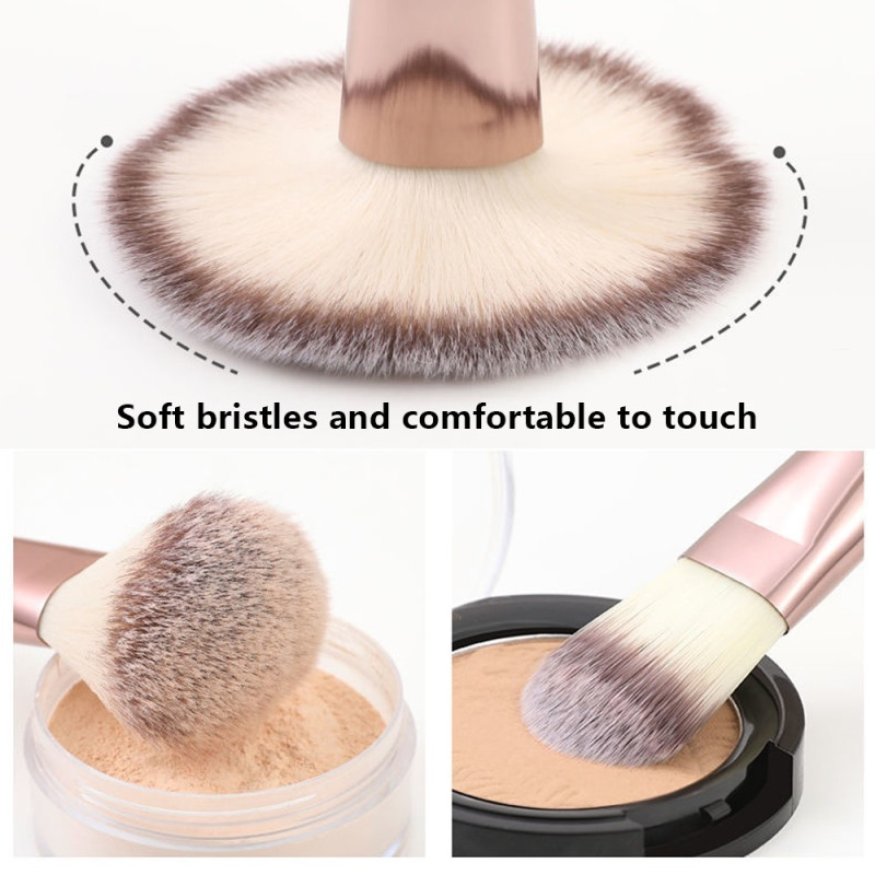 BANFI 7pcs Eyeshadow Foundation Lip Makeup Brush Set with Box