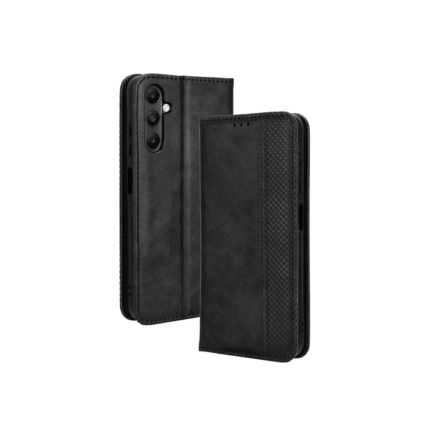 Samsung Galaxy A05s Lommebok - deksel - Svart