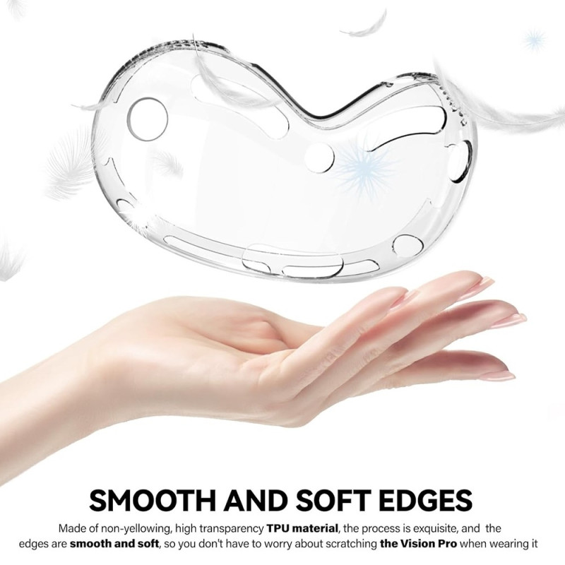 Protective case for Vision Pro MR Headset TPU+PC scratch protection