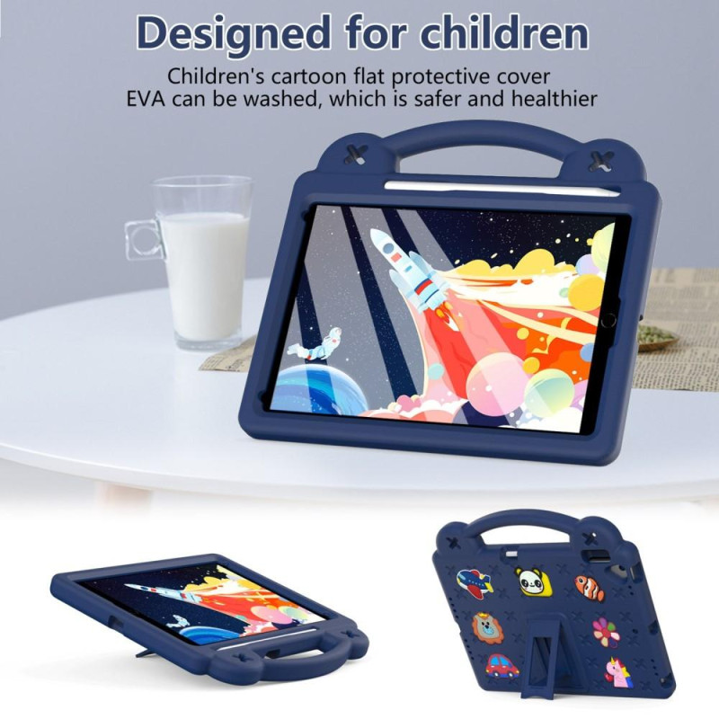Apple iPad 10.2 2021 2020 2019 Shockproof EVA Foam Stand Shell - Navy Blue