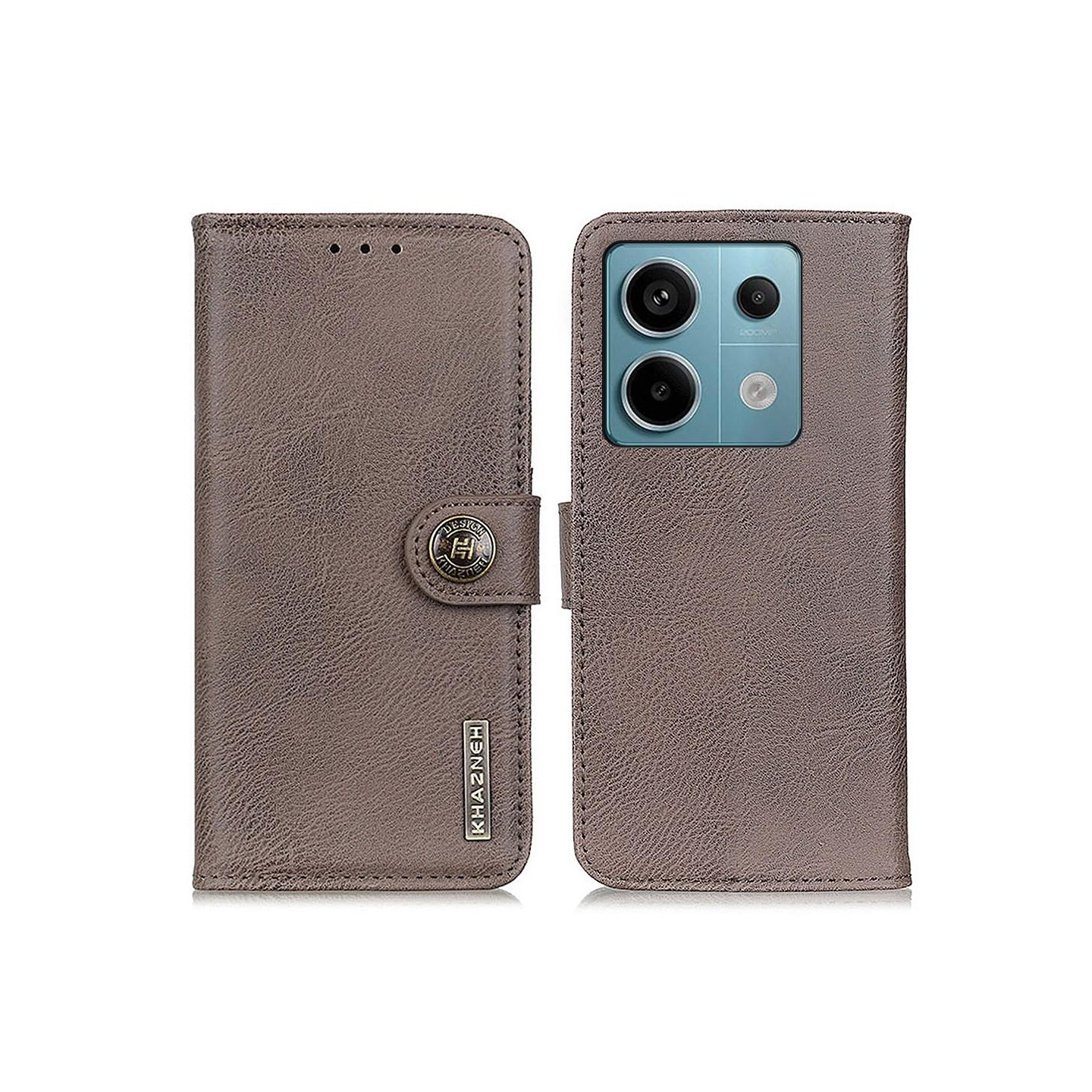 For Xiaomi Redmi Note 13 Pro 5G Case Shell KHAZNEH Khaki