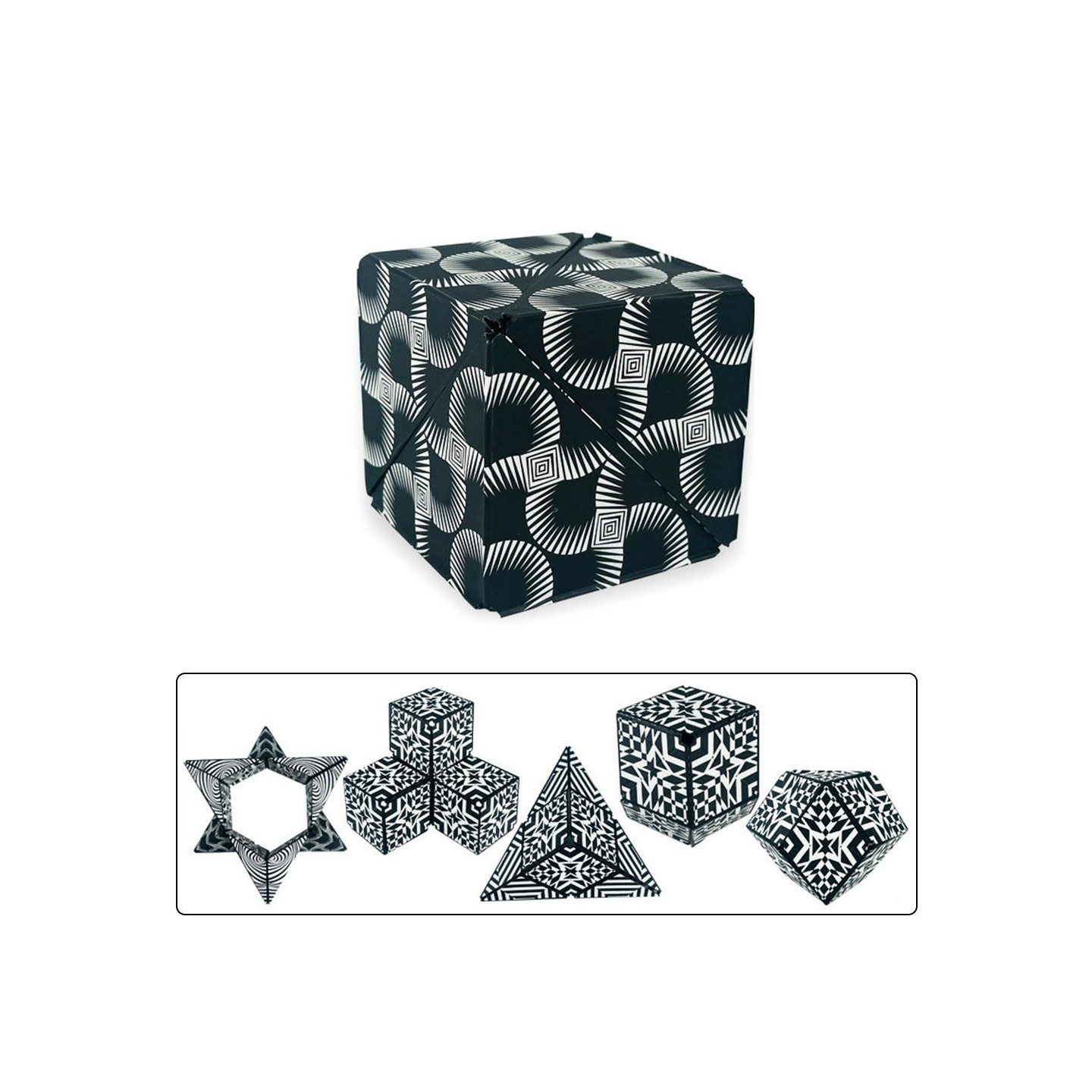 Fidget 6x6x6cm 3D magneettikuution muuttava taikakuution palapeli