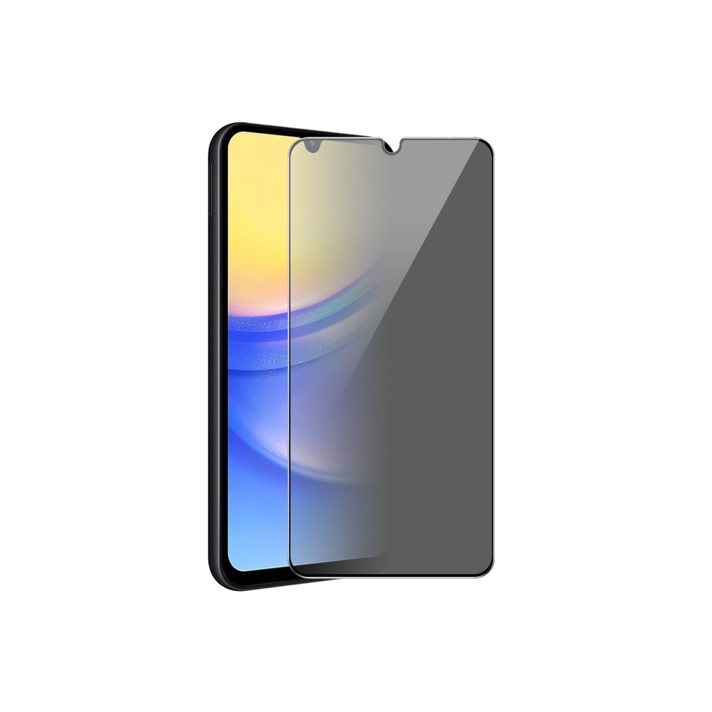 ENKAY For Samsung Galaxy A15 Anti - Spy Skjermbeskytter Full Dekning