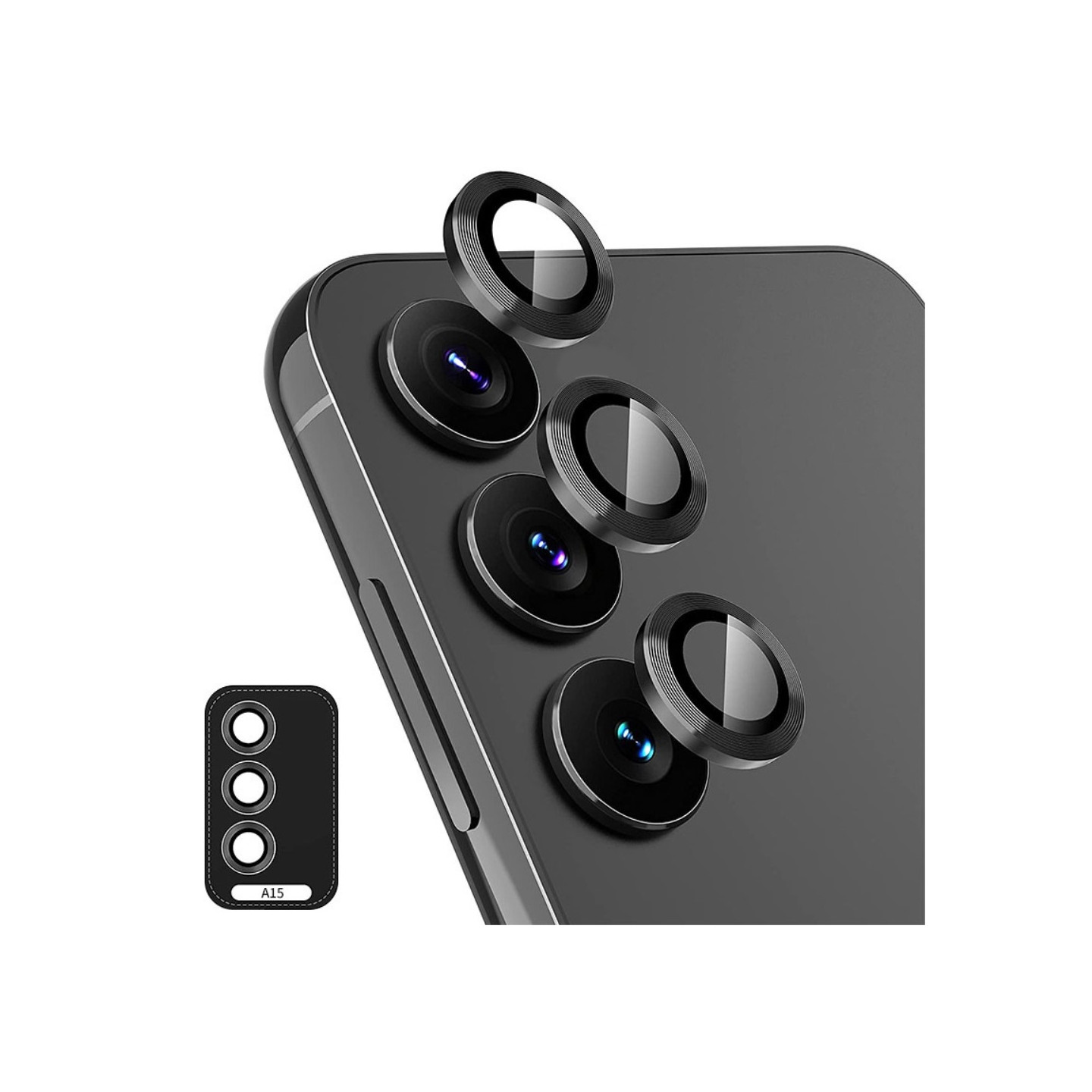 ENKAY Til Samsung Galaxy A15 Kamera Linse Beskytter