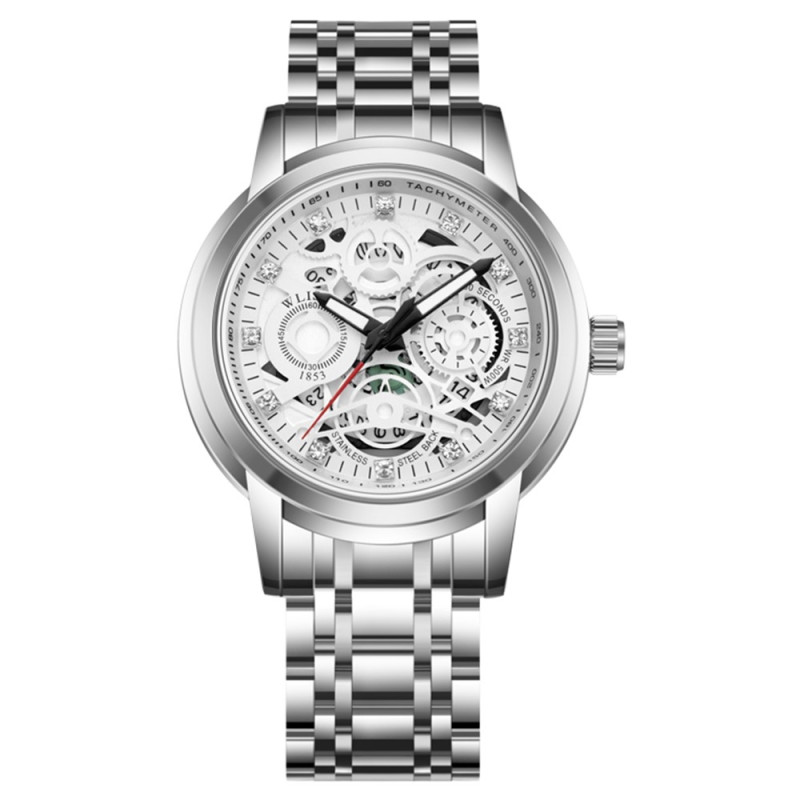 Herrearmbåndsur Armbåndsur WLISTH S518 Quartz Sølv