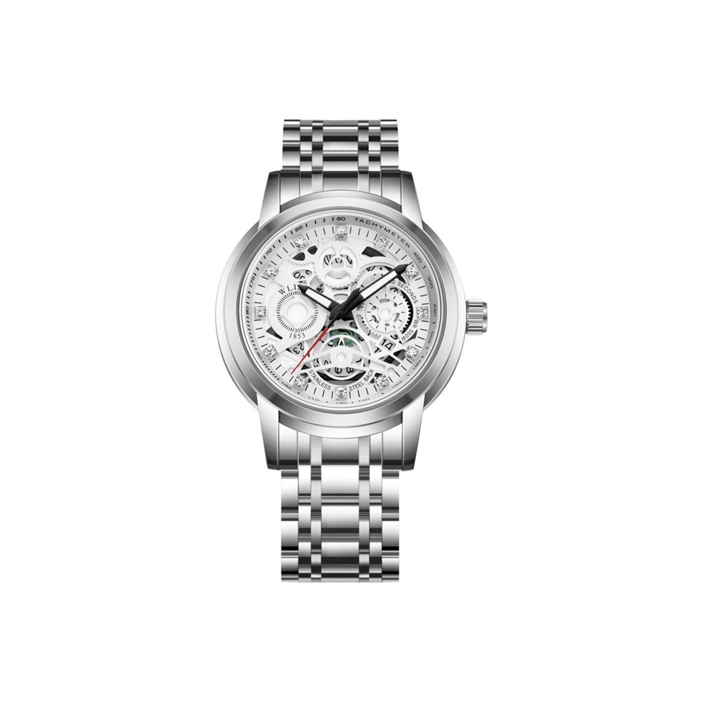 Men's Wristwatch Watch WLISTH S518 Quartz Silver