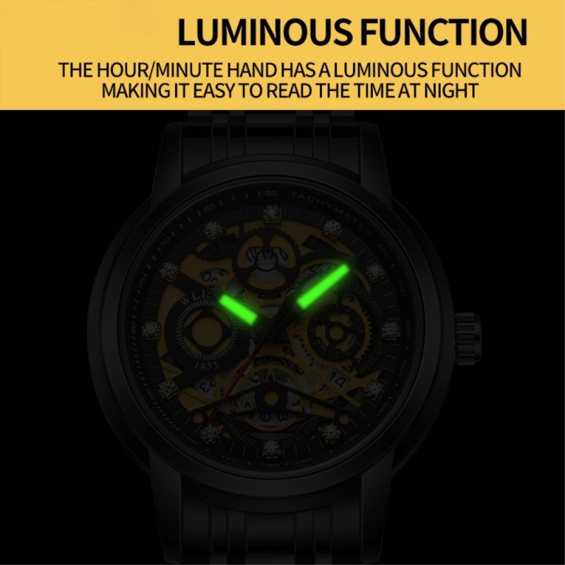 Herrearmbåndsur Armbåndsur WLISTH S518 Quartz Sølv