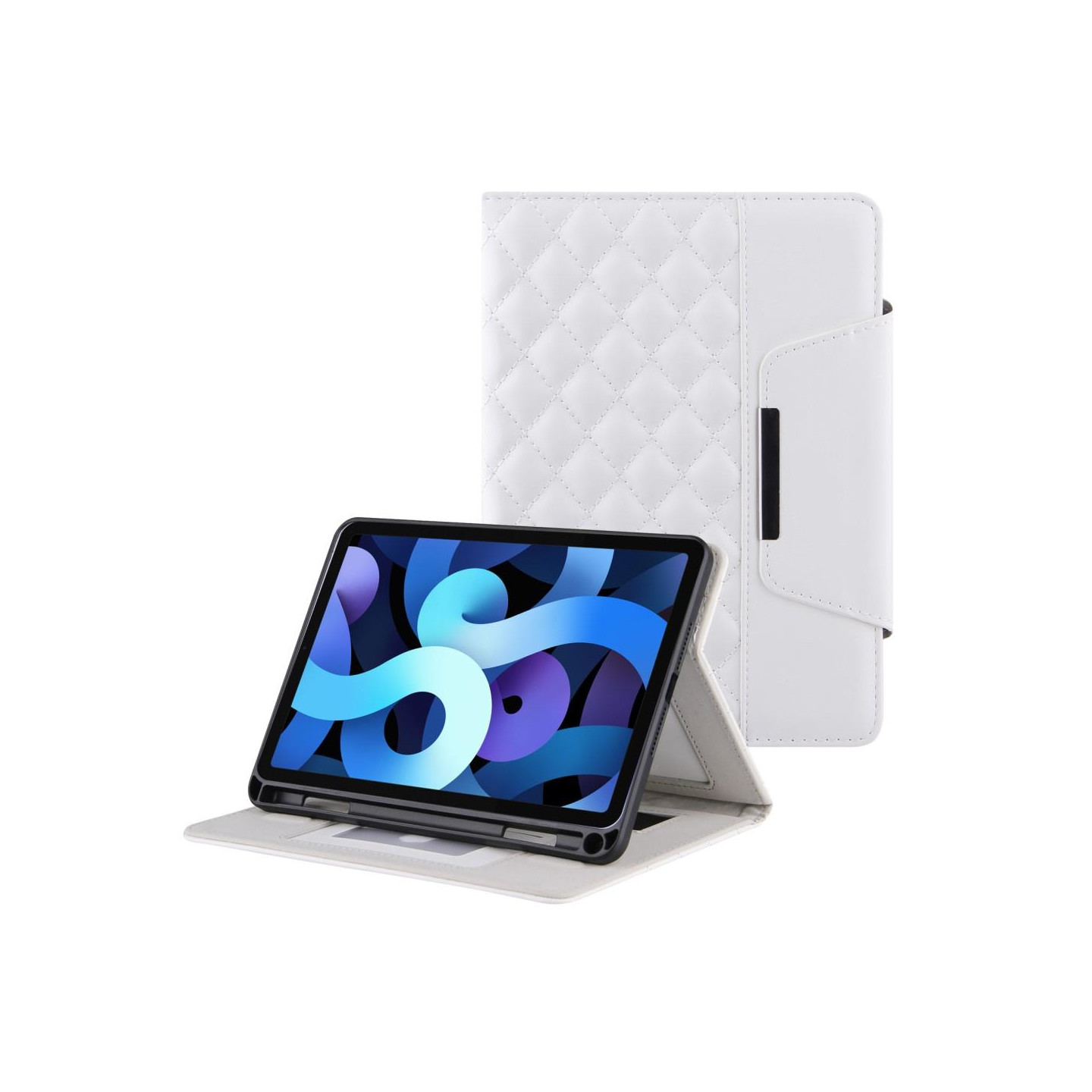 Til iPad 10.2 (2021)/(2020)/(2019) Sammenleggbart deksel - Hvit