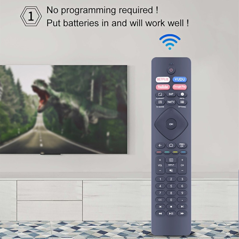 TV remote control Replacement for NH800UP / RF402A - V14 Philips