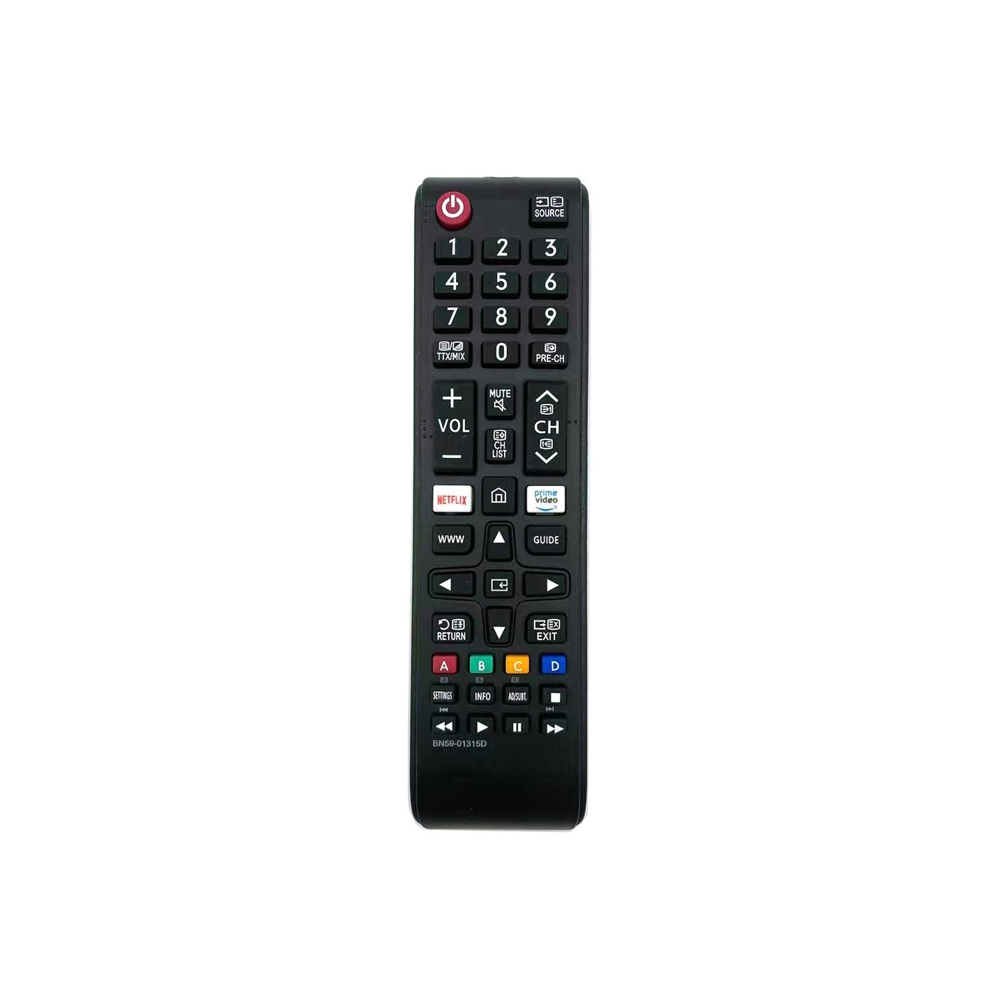 TV remote control Replacement for BN59 - 01315D Samsung TV