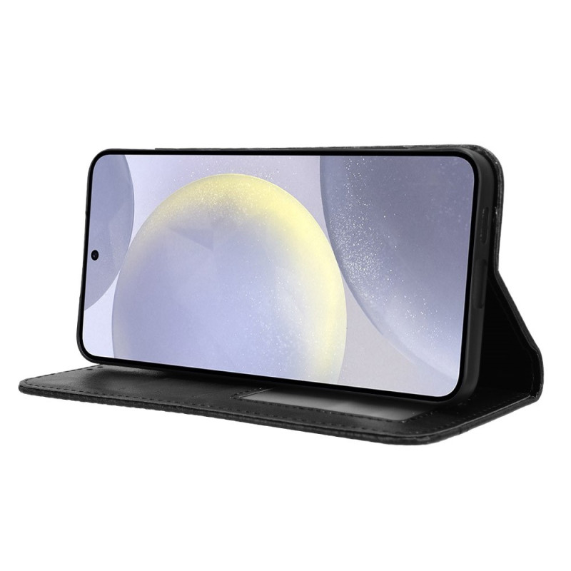 Wallet Stand Flip - telefonetui til Samsung Galaxy S24 - Sort