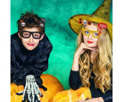 Halloween Glasögon Fest Kostymdekoration - BOO + Läppar