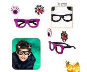 Halloween Glasögon Fest Kostymdekoration - BOO + Läppar
