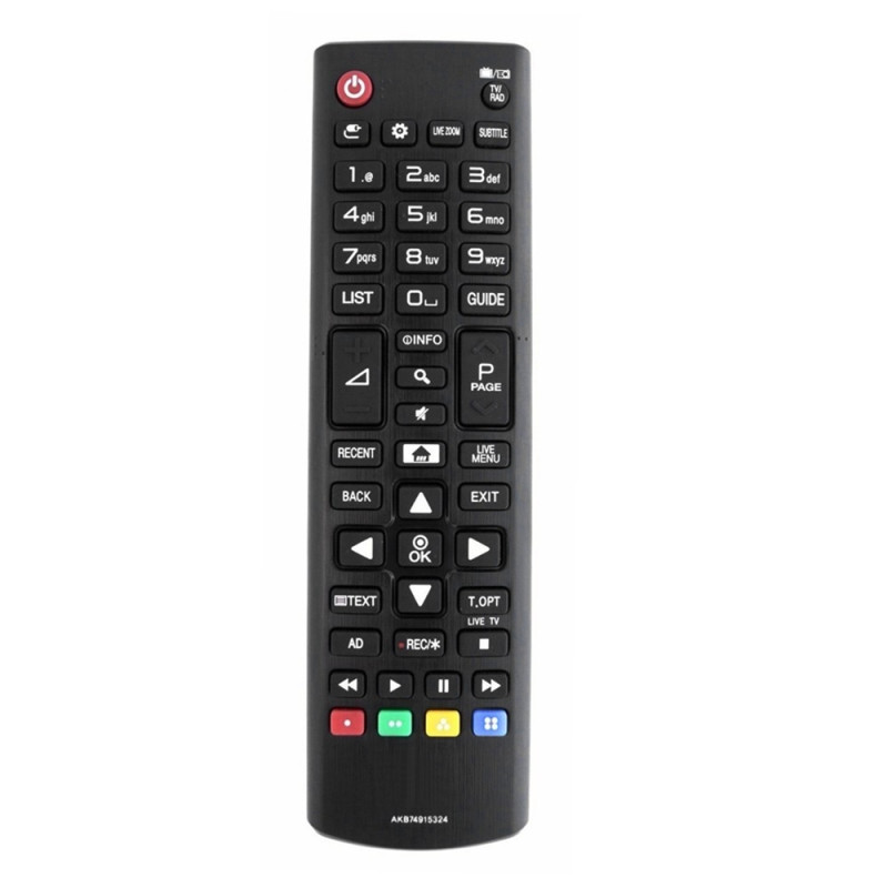 TV remote control Replacement for LG TV AKB74915324