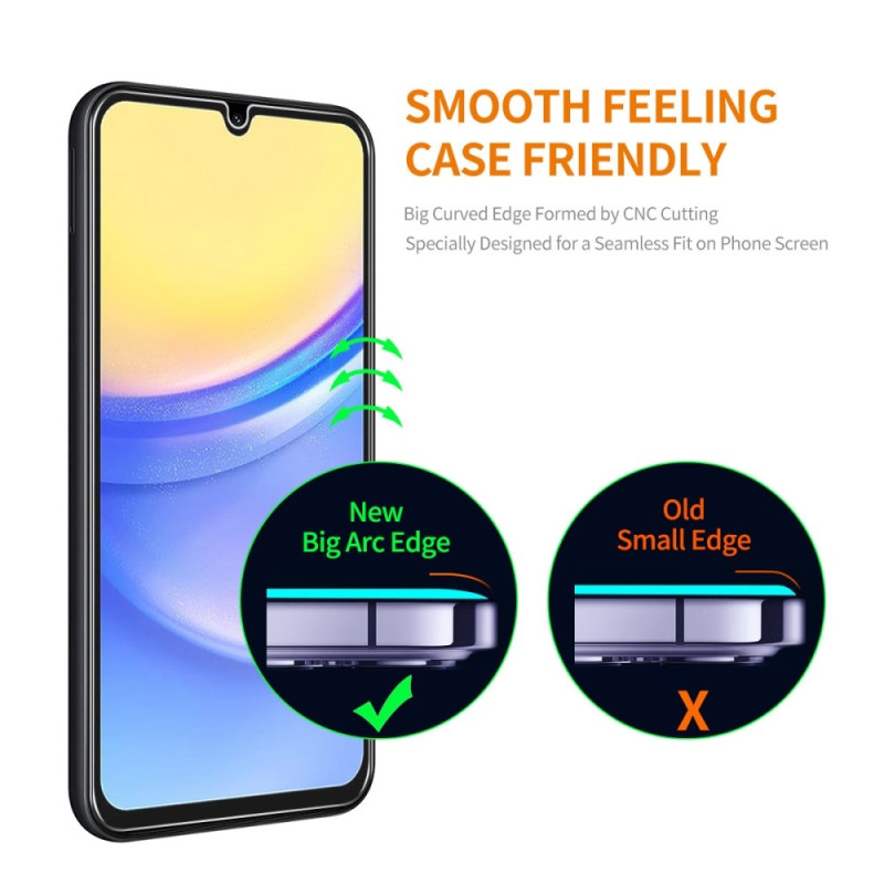 ENKAY Karkaistu lasi Samsung Galaxy A15 2kpl